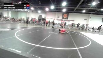 138 lbs Quarterfinal - Enzo Fabrizio, Bear Cave WC vs Joey Gonzalez, Bayer Trained