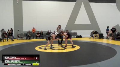 119 lbs Round 2 (6 Team) - Kasin Noordyk, Team Nazar Training Center vs Romi Cohen, The Outsiders Wrestling Club
