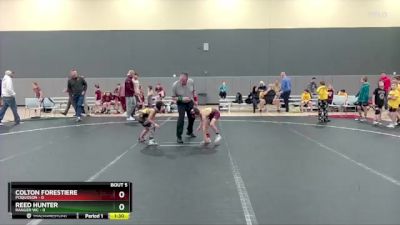 48 lbs Round 2 (6 Team) - Colton Forestiere, Poquoson vs Reed Hunter, Ranger WC