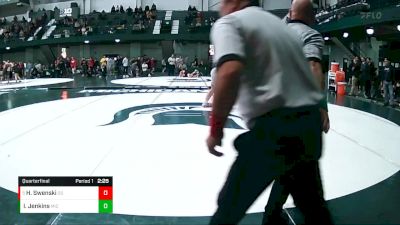 285 lbs Quarterfinal - Hogan Swenski, Ohio State vs Ira Jenkins, Michigan