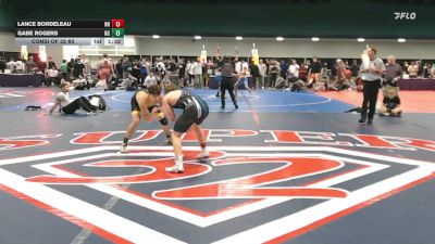 138 lbs Consi Of 32 #2 - Lance Bordeleau, NH vs Gabe Rogers, NC