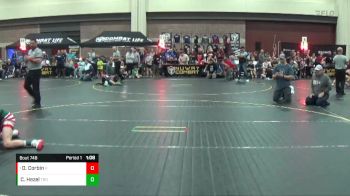 120 lbs Semifinal - Drew Corbin, Arlington Wrestling Club vs Cruz Hezel, Troup