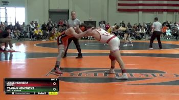 165 lbs 1st Place Match - Teagan Hendricks, Ohio Northern vs Jesse Herrera, Wabash