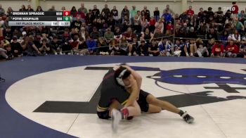 126 lbs 1st Place Match - Fotis Koufalis, Iona Prep vs Brennan Sprague, Monsignor Farrell