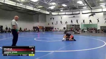 133 lbs Round 2 (8 Team) - Dylan Le, Ohio Northern 2 vs Andrew Schad, Oshkosh - 2
