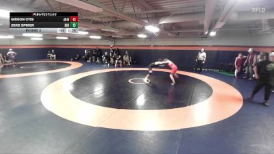 115-125 lbs Round 2 - Zeke Spiker, Skyridge High School vs Gideon Otis, American Fork Jr. High