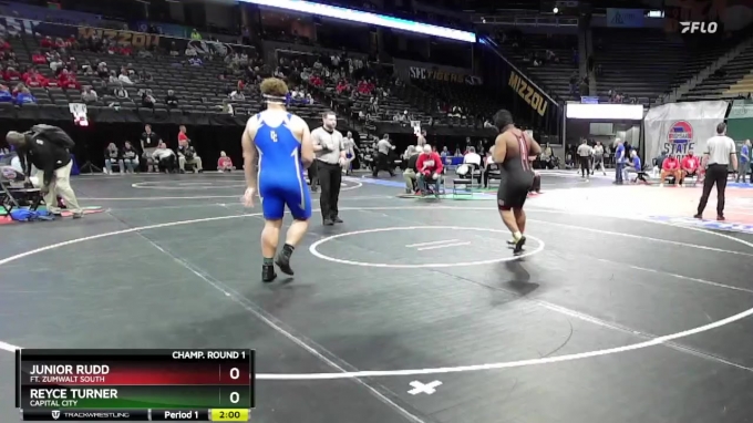 285 Class 3 lbs Champ. Round 1 - Reyce Turner, Capital City vs Junior ...