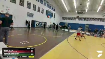 62 lbs Champ. Round 1 - Peyton Simenson, Cody Wrestling Club vs Buck Ellis, Powell Wrestling Club
