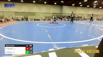 80 lbs Rr Rnd 5 - Karver Peasley, West Coast Riders 14U vs Braxton Plunk, POWA 14U