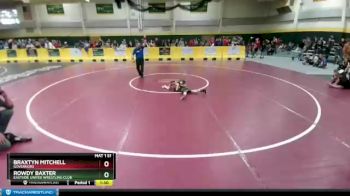 40 lbs Cons. Semi - Braxtyn Mitchell, Governors vs Rhylee Goolsbey, Powell Wrestling Club