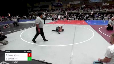 61 lbs Final - Ayden Huegerich, Bear Cave vs Jett Cavazos, Hammer House Mafia