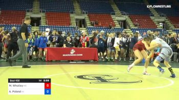 117 lbs Cons 32 #2 - Mikayla Whatley, Missouri vs Autumn Poland, Alaska