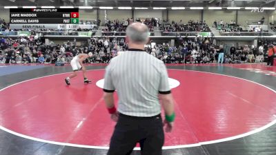 157 lbs Semifinal - Jake Maddox, Newtown vs Carnell Davis, Ponaganset