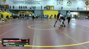 150 lbs 3rd Place Match - Adrian Carrillo Castro, McDaniel vs Ryder Sturgell, Warrenton