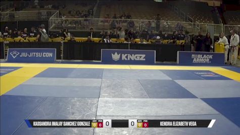 Kendra Elizabeth Vega vs Kassandra Imalay Sanchez Gonzale 2025 Pan Jiu Jitsu IBJJF Championship