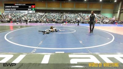 64 lbs Consi Of 8 #1 - Landon Walker, The Glasgow Wrestling Academy vs Lukas Floyd, Monster Garage