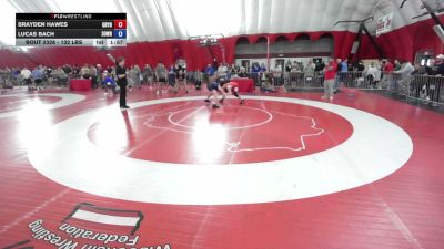 132 lbs Cons. Sub-quarters - Brayden Hawes, Grynd vs Lucas Bach, 309 Wrestling