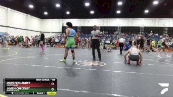 180 lbs Cons. Round 2 - Javien Checkley, Myrtle Beach vs John Fernandez, White House