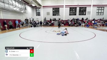 120 lbs Consi Of 8 #1 - Ben Greer, North Cobb Christian vs Noah Downey, Charlotte Latin
