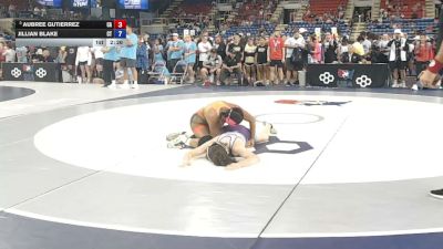 120 lbs Champ. Rd Of 32 - Aubree Gutierrez, California vs Jillian Blake, Connecticut