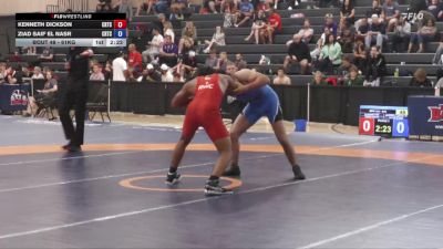 61kg Round 4 - Kenneth Dickson, Riverdale WC vs Ziad Saif El Nasr, National Capital Wrestling Club