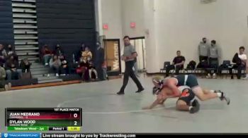 160 lbs Finals (2 Team) - Dylan Wood, Shadow Ridge vs Juan Medrano, Chaparral