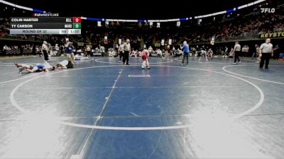 96 lbs Round Of 32 - Colin Harter, Bellefonte vs Ty Carson, Mars