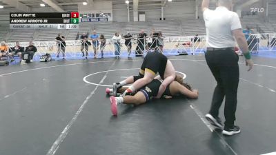 285 lbs 5th Place - Colin Whyte, Quest School Of Wrestling Black - HSB vs Andrew Arroyo Jr, Team Shutt Weaver - HSB
