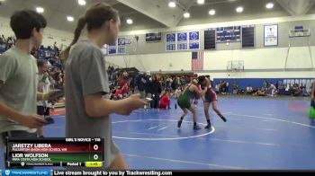 116 lbs Cons. Round 1 - Jaretzy Libera, Fullerton Union High School Wr vs Lior Wolfson, Mira Costa High School