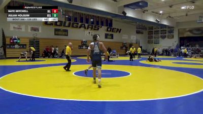 129 lbs Consi Of 16 #1 - Nate Mitchell, Del Oro vs Julian Holguin, Bellarmine Prep