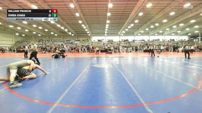 220 lbs Round Of 32 - William Francis, RI vs Owen Jones, GA