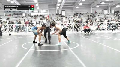 220 lbs Round Of 32 - Braiden Bagloe, MA vs Aaron Thomas, AR