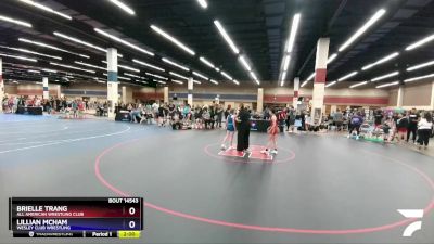 90 lbs Round 3 - Brielle Trang, All American Wrestling Club vs Lillian McHam, Wesley Club Wrestling