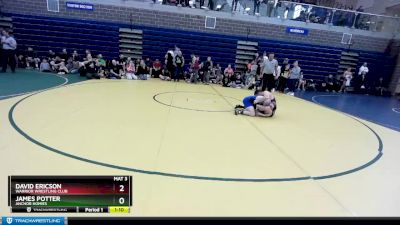 140/150 Round 1 - James Potter, Anchor Homies vs David Ericson, Warrior Wrestling Club