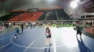 132 lbs Quarters - Bennett Testin, Idaho vs Lane Monroe, Utah