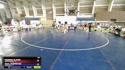 150 lbs Semis & 3rd Wb (16 Team) - Maddox Slater, North Dakota vs Raul Rodriguez, Maryland