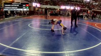 43 lbs Quarterfinal - Brands Casterline, Glasgow Wrestling Club vs Konnor Simpson, Thermopolis Wrestling Club