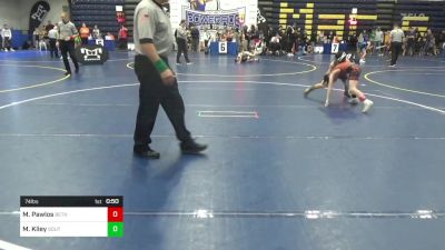 74 lbs Consy 1 - Marino Pawlos, Bethel Park vs Mike Kiley, South Hills W.A.