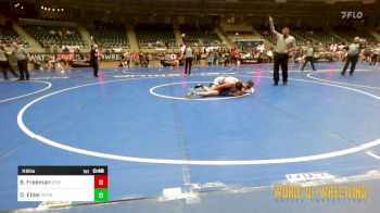 115 lbs Consi Of 16 #1 - Braylon Freeman, Bristow Youth Wrestling vs Devin Rocco Ehler, Storm Youth Wrestling