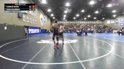 157 lbs Cons. Round 2 - Adan Balderas, Foothill vs Connor Bates, Woodlake