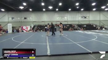 127 lbs 4th Wrestleback (16 Team) - Julissa Ortiz, Pennsylvania Blue vs Ashley Cannon, Utah