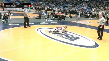 110 lbs Champ. Round 1 - Chloe Skiles, Roxana vs Annalee Haschemeyer, Canton