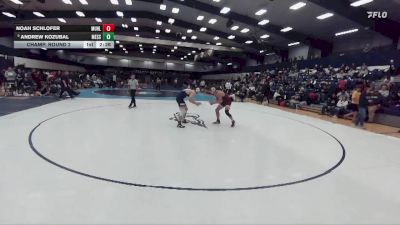 174 lbs Champ. Round 2 - Andrew Kozubal, Messiah vs Noah Schlofer, Muhlenberg