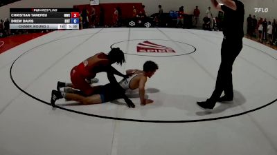 57 kg Champ. Round 3 - Christian Tanefeu, Matpac Wrestling Club vs Drew Davis, Southern Illinois Regional Training Center