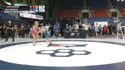 157 lbs Champ. Rd Of 32 - Luke Barmann, Missouri vs Jack Torosian, California