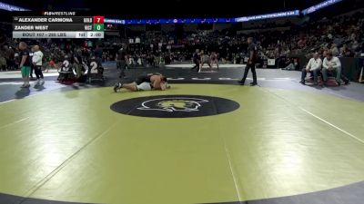 285 lbs Round Of 64 - Alexander Carmona, Golden West (CS) vs Zander West, Victor Valley (SS)