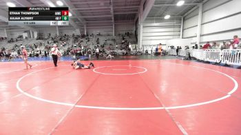 110 lbs Rr Rnd 1 - Ethan Thompson, All-American Wrestling Club Red vs Julian Altiery, 4M Power