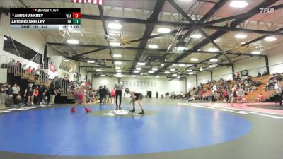 149 lbs Quarterfinal - Anden Ankney, Wabash vs Antonio Shelley, Baldwin Wallace