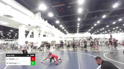 57 lbs Consi Of 8 #1 - Ashe Padilla, Juggernaut WC vs Noah Domingo, Outlaws WC
