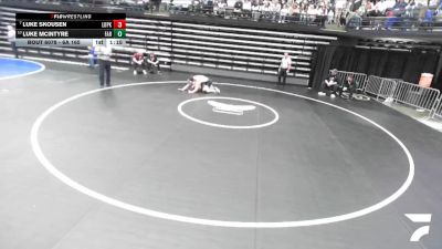 6A 165 lbs Champ. Round 1 - Luke Skousen, Lone Peak vs Luke Mcintyre, Farmington